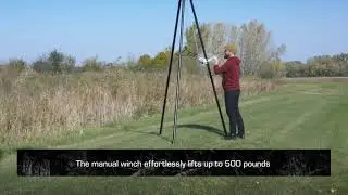 Kill Shot Tripod Game Hoist with Gambrel