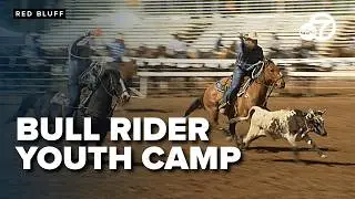 Young bull riders hone skills at Lazy Spade Arena's Red Bluff youth camp