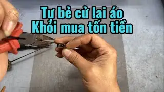 Hướng Dẫn Bẻ Cử Cuốn Lai Áo Tại Nhà # nghanhmaymac #linhca