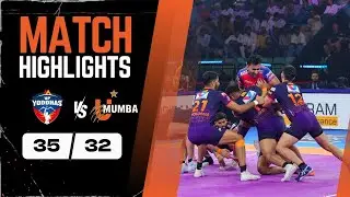 Heartbreak to End the League Stage | UP Yoddhas vs U Mumba | PKL 12 Highlights