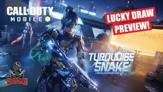 Preview | Turquoise Snake Draw | **Siren** Pit Viper | **Grau** Sapphire Fangs | Call of Duty Mobile
