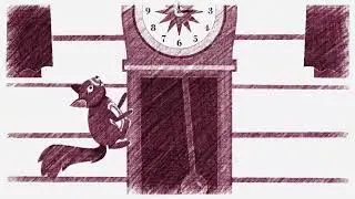 HICKORY DICKORY DOCK ~ EXTINCT ANIMALS PARTY CRASH CLOCK REVERSE FAST FORWARD EFFECTS