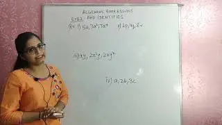 Algebraic expressions and identities | Class 8 | Maths | Chapter 8 Ex 8.2 #ncert #maths #class8