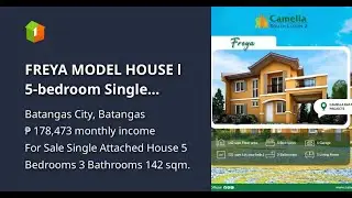 FREYA MODEL HOUSE l 5-bedroom Single House For Sale in Batangas