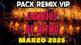 cambios de ritmo multigenero pack remix para dj marzo 2025