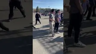 Weak ass fight Sacramento Cal Expo Hmong New Year 2022