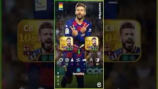 Gerard Piqu&eacute; Max Rating Jun 29'25 #efootball #efootball2025