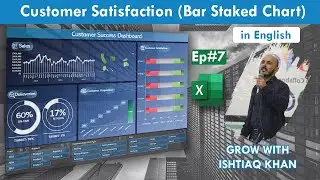 Creating Customer Satisfaction Chart - Stacked Bar Chart - Customer Success Dashboard in English