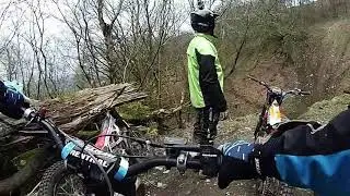 Wern Ddu Quarry on a Montesa 4RT