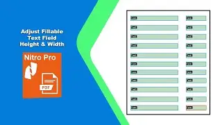 How to Control Text Box Height and Width in Fillable PDF Forms in Nitro Pro PDF Editor
