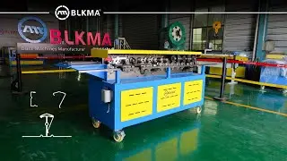 BLKMA HVAC Duct TDF Flange former / TDF Roll former machine / TDF Flange And Clip Machine