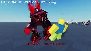 FORSAKEN Concept - Guest 666's Kill Finisher on Noob