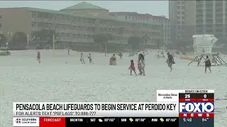 Pensacola Beach lifeguard service begins Saturday at Perdido Key