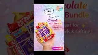 Easy chocolate bundle for kids & loved ones 🎁🍫🍪#diy #handmade #giftideas #kidchocolate #trending