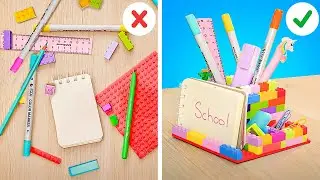 🎒 Melhores Truques e Artesanato Escolar 🎒 Ideias de Material Escolar ✂️