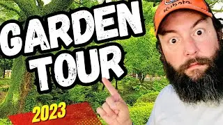 Exploring The Garden: Garden Tour 2023 of a Small Family Farm with a HUGE Harvest!