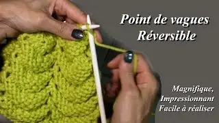Knitting Tutorial: Reversible Wave Stitch