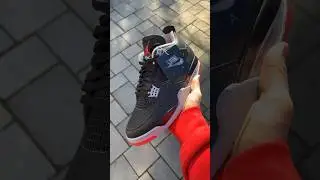 Air Jordan 4 Bred Reimagined Unboxing #sneakers #sneakerunboxing #airjordan4 #retro4