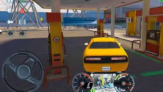 Taxi Sim 2022 &ndash; Cab car ran out of gas. Android Gameplay