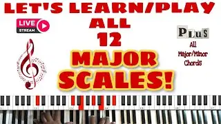 LET'S LEARN/PLAY ALL 12 MAJOR SCALES!