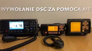 SP1B - Wywołanie DSC za pomocą AIS - ICOM IC-M605 