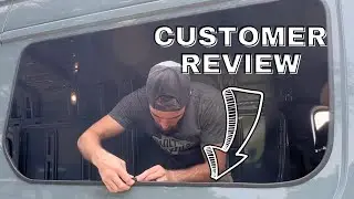 Using TRIM-LOK Edge Trim on our Sprinter Van Window