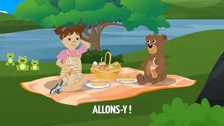 French Storytime for Kids | Teddy Bear Picnic 🧸| Lili et Nounours | Language Angels