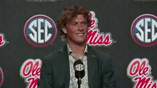 Watch Ole Miss Quarterback Jaxon Dart Interview from 2024 SEC Media Days
