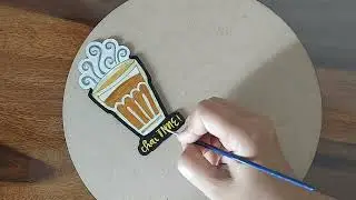 Wall decor for Coffee / Tea corner | MDF Board home decor