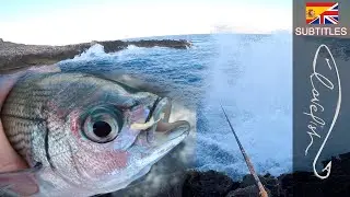 Ловля леща в бурном море!