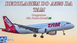 Decolagem do Airbus da TAM em Congonhas🇧🇷 - RFS Real Flight Simulator 