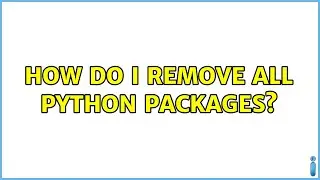 Ubuntu: How do I remove all python packages?