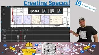 Как создавать и использовать пространства в Bluebeam Revu | Перечни перфорации, метки зон и много...