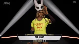 AEW Fight Forever The Bunny DLC Entrance, Signature & Finisher Showcase