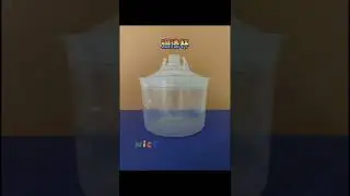PP plastic  cup for paint mixing, with stirring stick.