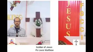 Pray... By Soldier of Jesus Ps Louis Matthew FGCCI-Klang