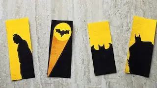 Batman inspired bookmarks | DIY | Craftscape