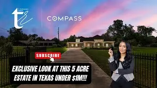 Luxury Home for Sale in Crosby, Texas: 5-Acre Estate with Modern Living!