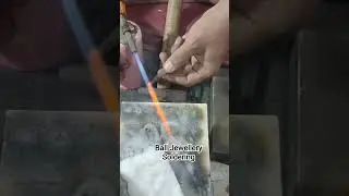 Hollow Ball Jewellery Soldering|Handmade #imitation #goldsmith #silver