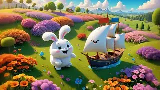 Five Little Clouds Fly Out of Sight | Sky Adventure Rhyme for Kids | Counting & Imagination Song