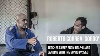 Roberto Correa Gordo teaches sweep from half guard