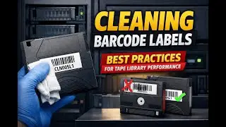 LTO Cleaning Barcode Labels Explained: Best Practices for Peak Tape Library Performance