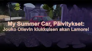 My Summer Car, P&auml;ivitykset: Jouko Ollevin kiukkuisen akan punainen Lamore (Toyota Corolla E80)! #MSC