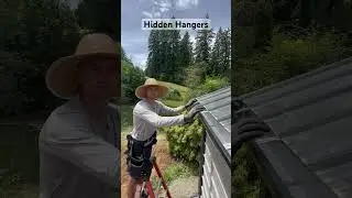 Hidden Hangers on Gutters #shorts