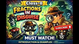 Fractions as Percentages | Class 8 Maths | Lecture 1
