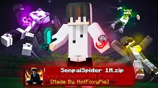 I Tried @SenpaiSpider  Texture Pack to Dominate Minecraft PvP!