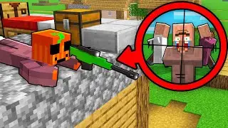 Me Convertí en FRANCOTIRADOR SECRETO en Minecraft!