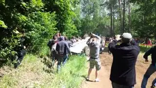 WRC Rally Lithuania 2014  Car Crash