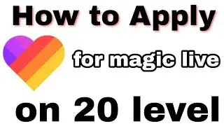 How to apply for magic live permission | how to go live on 20 level only | like unofficial