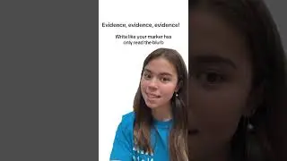 Evidence in English  #standardenglish #advancedenglish #atar #trials #hsc #english